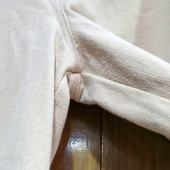 DENIM NASTY GAL CREAM WIDE LEG    JEANS GAUCHOS SIZE UK 14 EU 42 - Picture 4 of 10